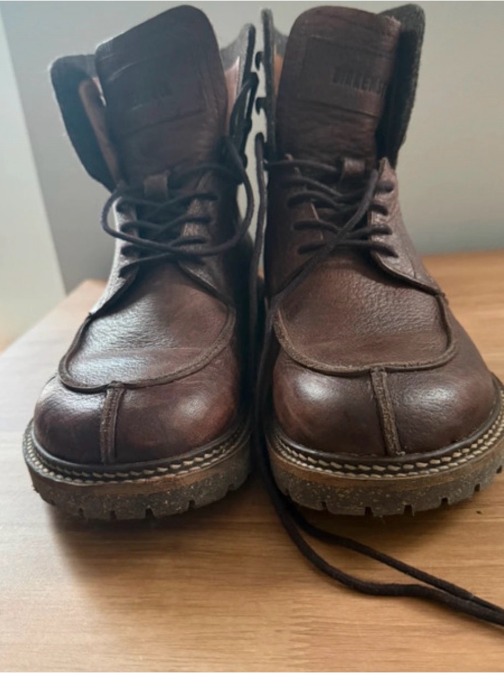 Men's Birkenstock Brown Leather Lace-Up Boots Eu40/US7. Excellent condition!